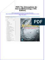 Original PDF The Atmosphere An Introduction To Meteorology 14th Edition