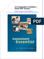 Assessment Is Essential 1st Edition Ebook PDF Version