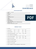 Ficha de Inscripción Sentimiento Huamanga