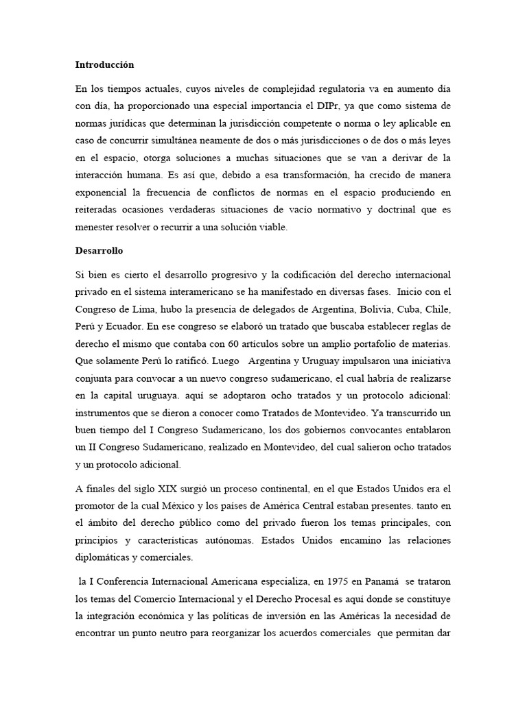 Evolución del DIPr en América Latina | PDF | América del Sur | Américas