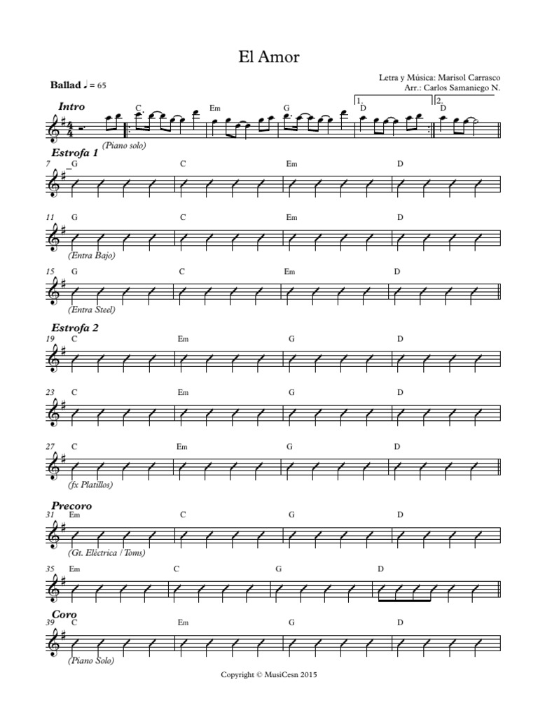 el-amor-partitura-completa-pdf