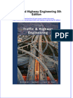 Traffic and Highway Engineering 5th Edition