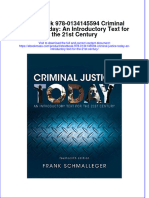 Etextbook 978 0134145594 Criminal Justice Today An Introductory Text For The 21st Century