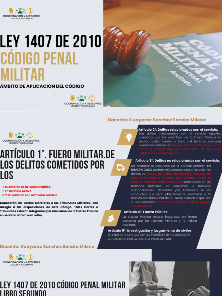 Ley 1407 de 2010 Actualizada 15042023 | PDF