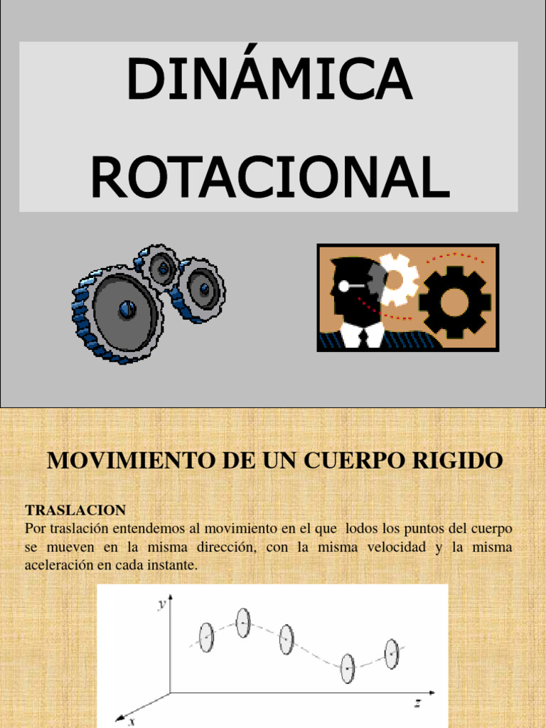 Dinamica Rotacional | Descargar gratis PDF | Momento angular | Rotación
