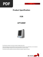 UPT1000F Product Specifcation v1.5