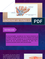 SINDROME DE TUNEL CARPIANO