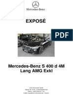 Exposé: Mercedes-Benz S 400 D 4M Lang AMG Exkl