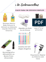 Lista de Materiais para Design Simples