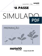 Simulado Passe 1 Etapa Gabarito 1