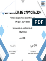 Certificado Curso Covid-19