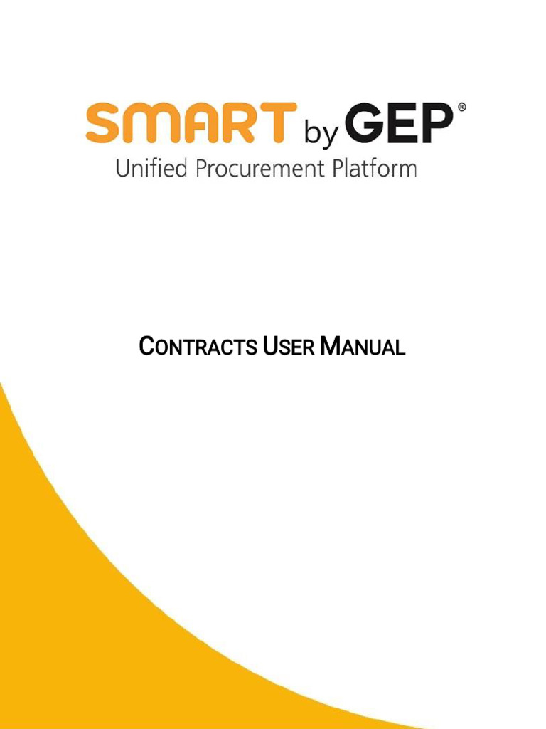 Contracts User Manual-Buyer | PDF | Microsoft Word | Icon (Computing)