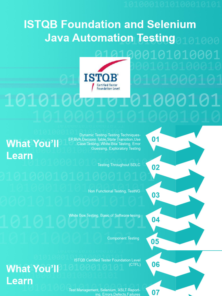 ISTQB Foundation & Selenium Automation | PDF | Software Testing ...