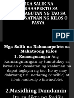 Mga Salik Na Nakaaapekto Sa Pananagutan NG Tao