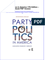 Party Politics in America 17th Edition Ebook PDF Version