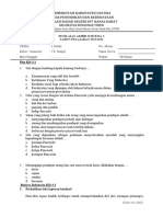 Soal PH Kelas 6 Semester 1 Tema 1 Subtema 2 Ke 1