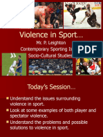 Violence in Sport