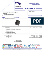 420304, SADOCA, 10 Telefonos y Mant. Central