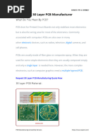 30 Layer PCB Manufacturer