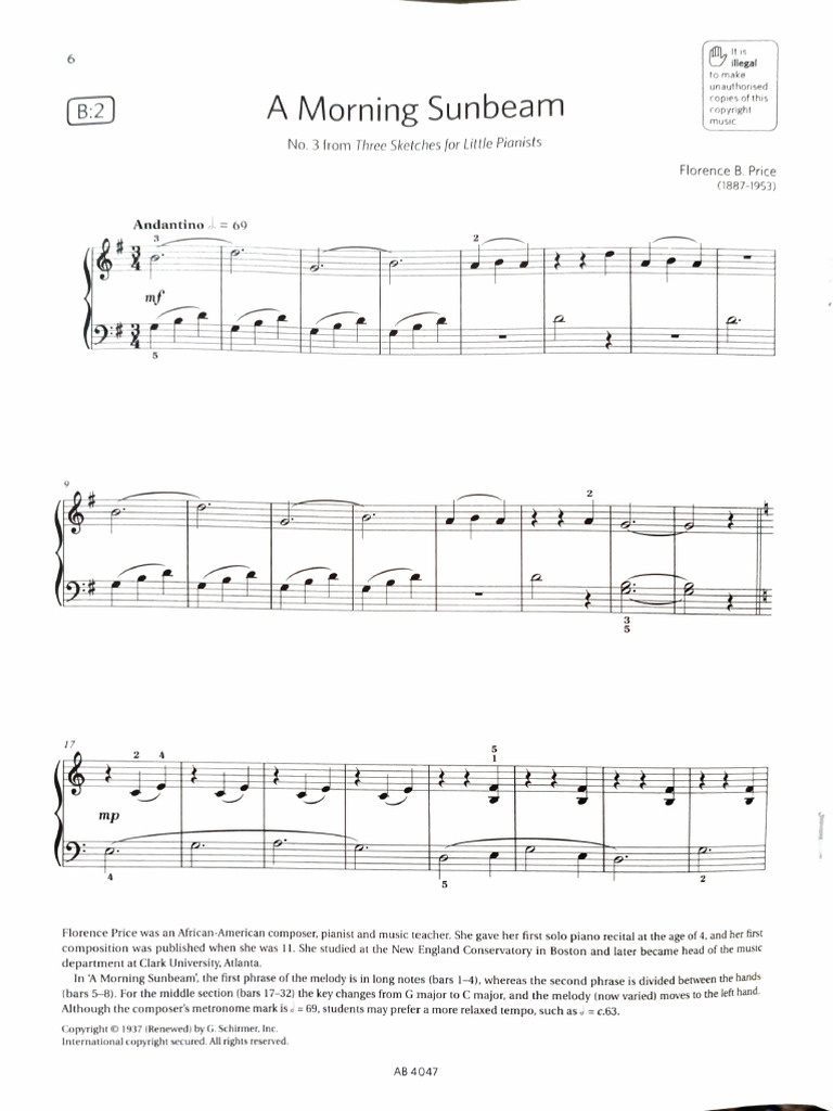 A Morning Sunbeam | PDF