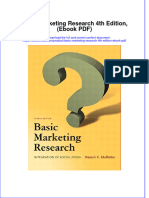Basic Marketing Research 4th Edition Ebook PDF
