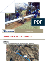 Traslado de Poste Con Camio 31.03