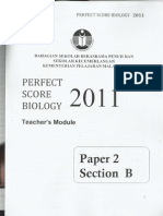 Perfect Score Biology Paper 2 (Module 2)