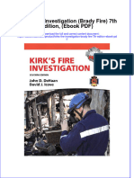 Kirks Fire Investigation Brady Fire 7th Edition Ebook PDF