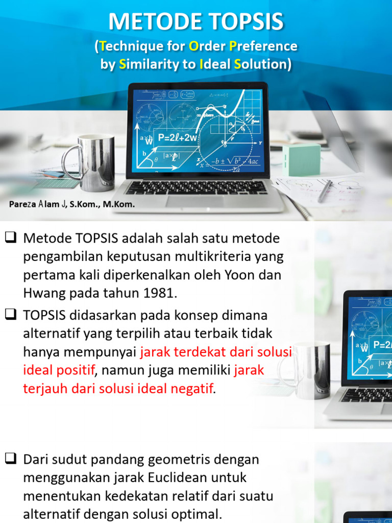 Panduan Metode TOPSIS | PDF