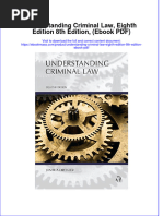 Understanding Criminal Law Eighth Edition 8th Edition Ebook PDF