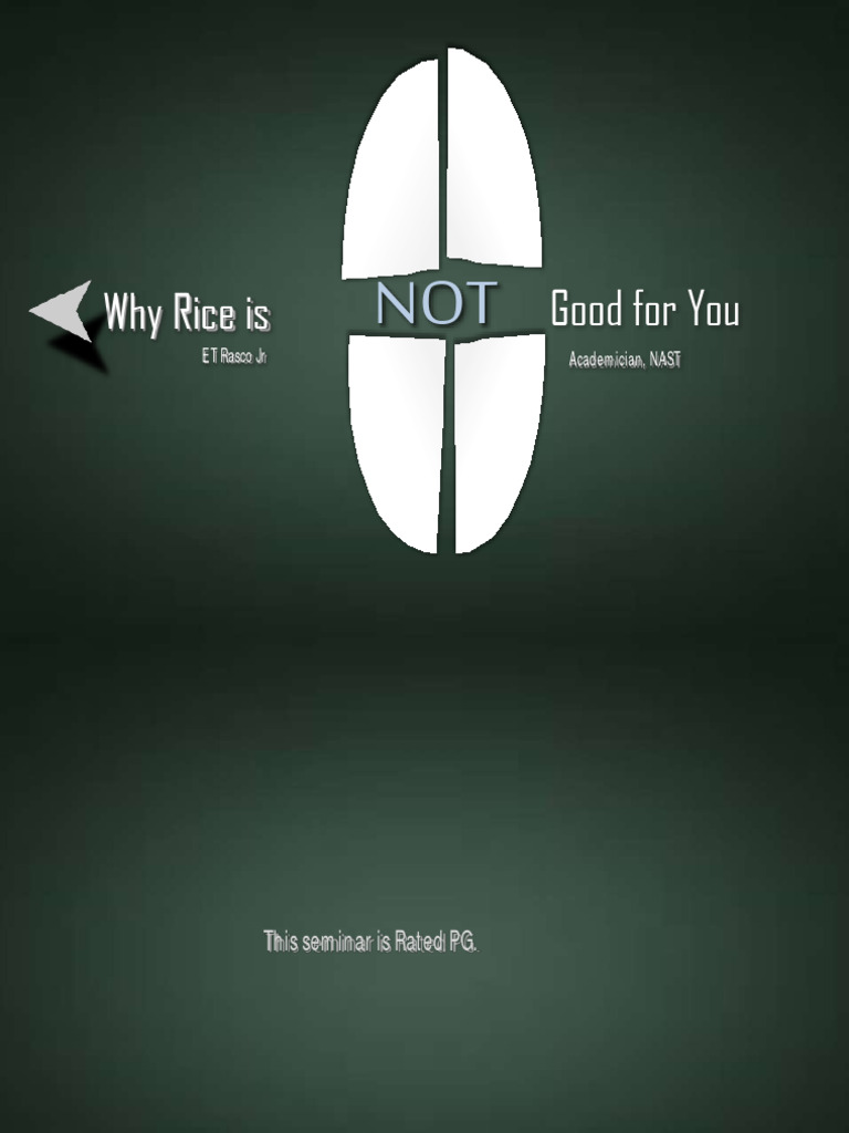 Adss-Why Rice Is Not Good For You-2015-Nov-10 | PDF | Rice | Diabetes