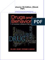 Drugs Behavior 7th Edition Ebook PDF