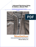 Statistics Informed Decisions Using Data 4th Edition Ebook PDF