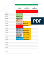 Daily Schedule HR 2023