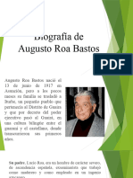 Biografía de Augusto Roa Bastos