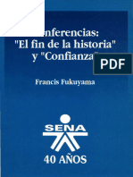Fukuyama. Conferencias - Fin - Historia - Confianza