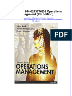 Etextbook 978 0273776208 Operations Management 7th Edition
