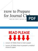 Journal Club Template