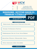 Biograma, Actitud Hacia El Trabajo y Etica Profesional