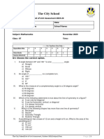 EOUA-3 For Grade-6th