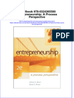 Etextbook 978 0324365580 Entrepreneurship A Process Perspective