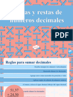 PPT Sumas y Restas Números Decimales