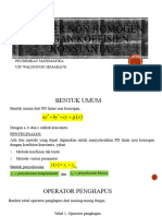 PD Linier Non Homogen Dengan Koefisien Konstanta