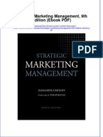Strategic Marketing Management 9th Edition Ebook PDF