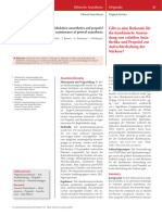 Gibt Es Eine Rationale Für Die Kombinierte Anwen - Dung Von Volatilen Anäs - Thetika Und Propofol Zur Aufrechterhaltung Der Narkose