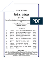 Schubert - Stabat Mater d383