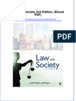 Law and Society 2nd Edition Ebook PDF