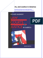 Law Courts and Justice in America