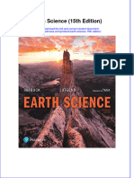 Earth Science 15th Edition
