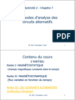 Méthodes D'analyse Des Méthodes D'analyse Des Circuits Alternatifs Circuits Alternatifs